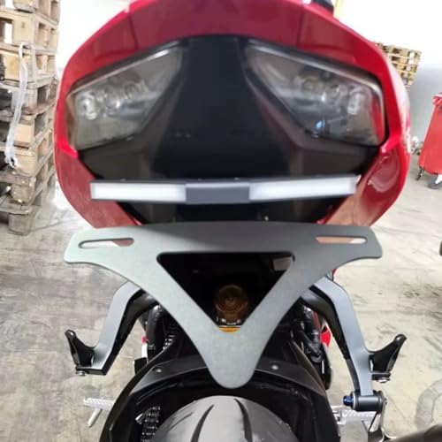 Support plaque immatriculation moto épuré eliminator central CBR1000R - 4