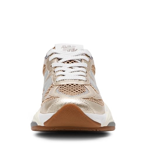 Steve Madden Women's Sebi Sneaker, Gold Multi, 7