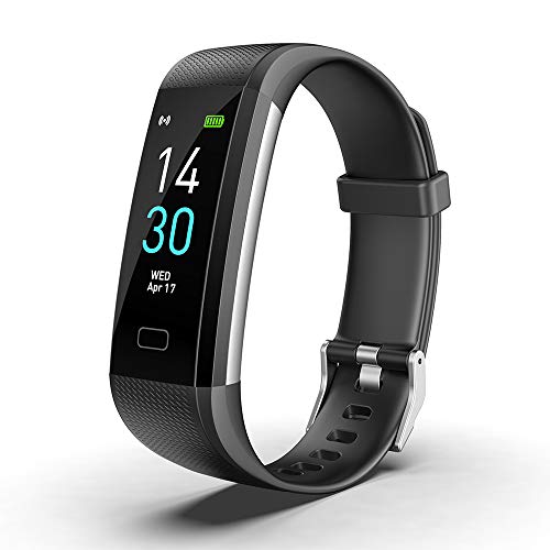 Reloj de ejercicio de salud, rastreadores de ejercicios con frecuencia cardíaca y monitor de sueño, contador de calorías de banda inteligente, contador de pasos, podómetro para hombres