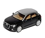 Fahrzeug ist ca 5 cm lang Herpa A-U-D-I A1 5 Türer Schwarz Sportback 8X Ab 2012 H0 1/87 Modell Auto mit individiuellem Wunschkennzeichen