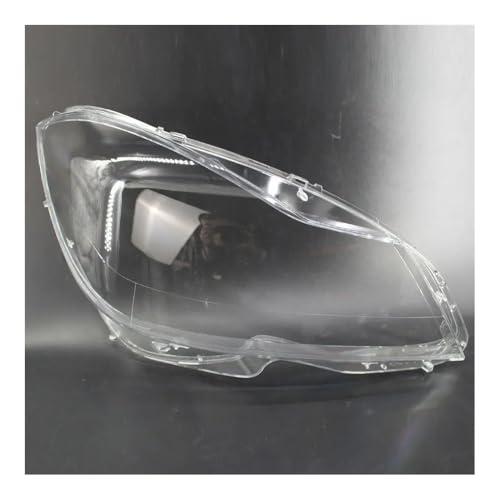 Coque de lentille phare voiture pour Classe C W204 finition transparente premium