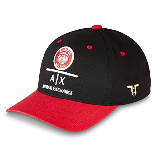 Casquette de baseball Tokyo Time Noir et Rouge pour Adulte en Taille Unique