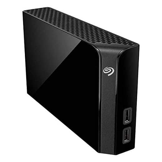 Seagate Backup Plus Hub 8TB Desktop Hard Drive with Rescue Data Recovery Services