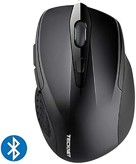 TeckNet 2600DPI Bluetooth Wireless Mouse, 12 Months Battery Life with Battery Indicator, 2600/2000/1600/1200/800DPI