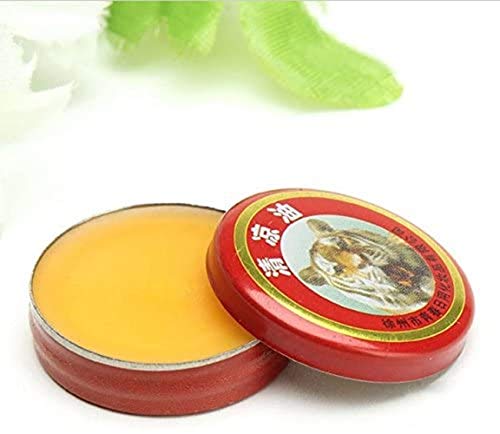 Tiger Head Cooling Ointment,Essential Balm,Menthocamphorate,Essential Balm Oil Refreshing Relief Headache Oil Essential Oil Mosquito Elimination Mint Flavor (5pcs)