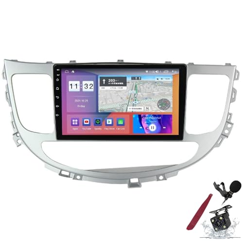 Écran QLED 2K de 9 Pouces avec Carplay et 5G pour Radio Android Hyundai Genesis