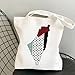Keuyeo Bolso De Lona Impreso con Mapa De Palestina Imagen de Keuyeo Bolso De Lona Impreso con Mapa De Palestina