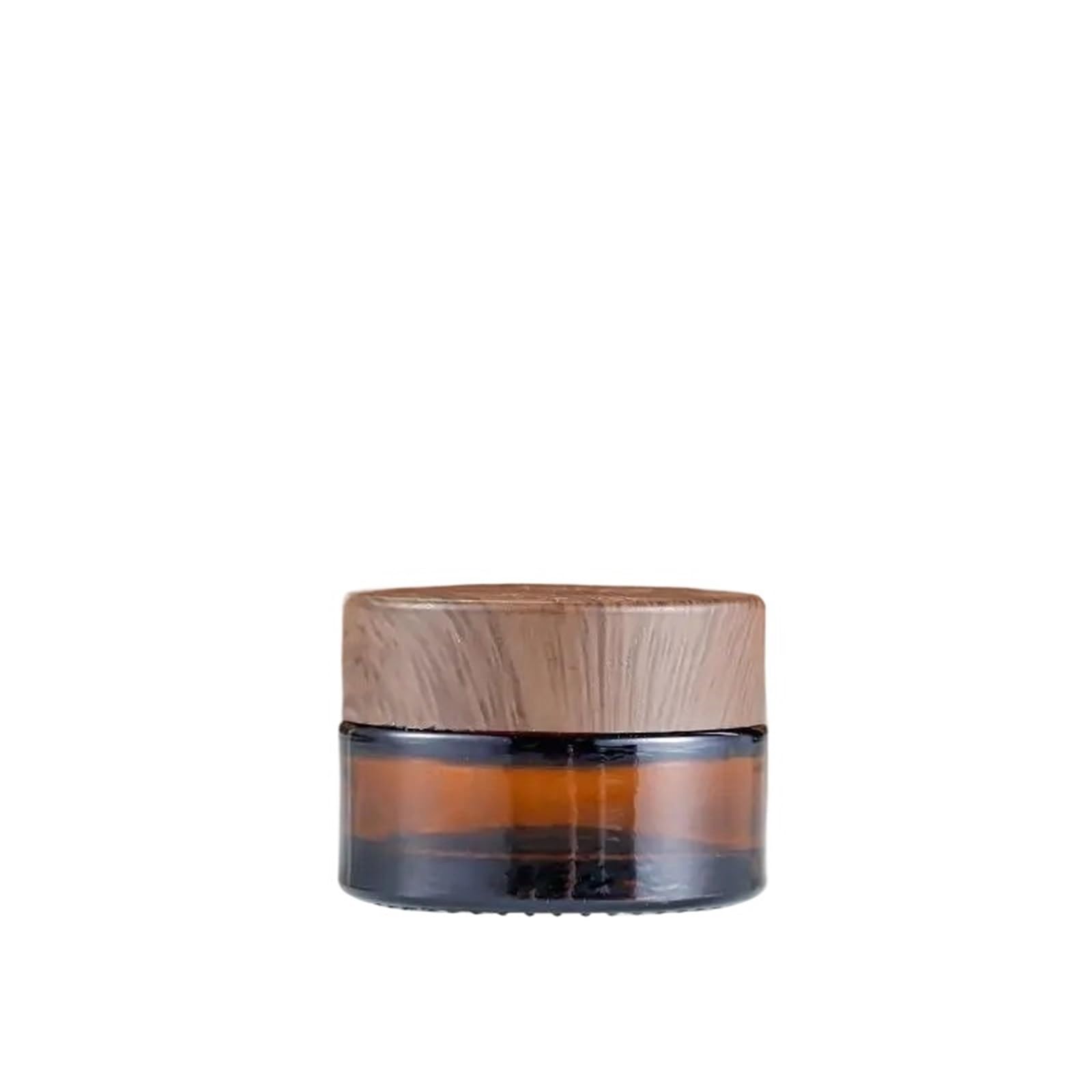 Face cream dispensing jar Empty Dark Glass Cream Bottle Refillable Separate Container Portable Cosmetic Packaging Box(15g)