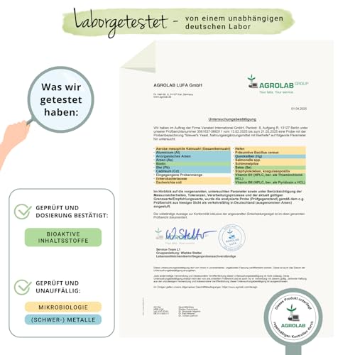 Bierhefe Brewers Yeast 2500 mg | Mit Biotin für gesunde Haut, Haare und Nägel | 100% natürlich ohne Zusatzstoffe| Laborgeprüft | Deutsche Produktion | 120 hochdosierte Kapseln | Vegan | Vegavero