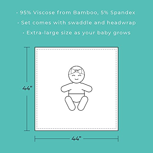 image for Posh Peanut Baby Swaddle Blanket - Large Premium Knit Viscose from Bam