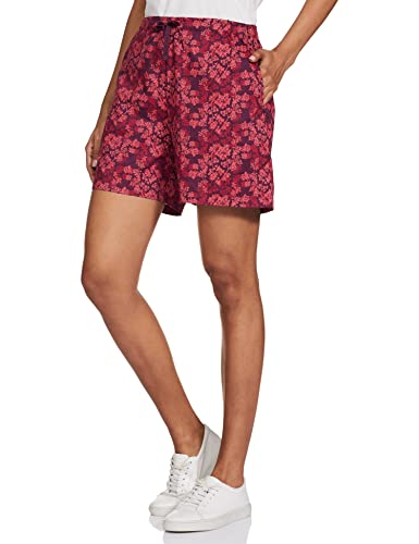 Image of Van Heusen Women's Cotton Lounge Shorts | Lightweight | Breathable Cotton | Relaxed fit | Printed | Comfortable Everyday Wear | Style 55501|Available in Pack of 1 & 2