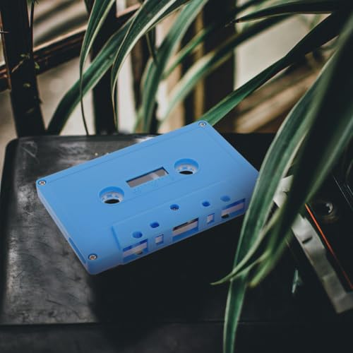 Cintas de casete decorativas en blanco con estética retro para amantes de la música 6