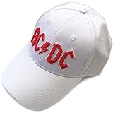 AC/DC Baseball Cap Rot Logo Nue offiziell