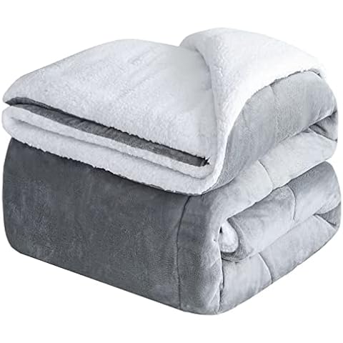 CHOSHOME Fleece Sherpa Throw Blanket 150X200CM Cover