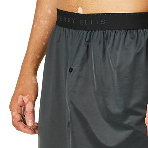 Perry Ellis Men's Luxe Solid Boxer Shorts3