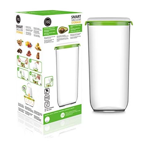 FOSA Vacuum Seal Containers, Extra Tall Round Vacuum Seal Container, 96 oz - High-Capacity Food Saver Containers for Vacuum Seal, Premium Airtight Vacuum Container (Vacuum Pump Not Included) Cover