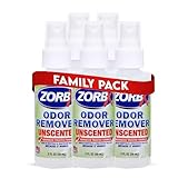ZORBX Unscented Odor Eliminator for Strong Odor 2 Fl Oz Pack of 5 - Used in Hospitals & Healthcare Facilities - Advanced Formula, Fast-Acting Odor Remover Spray for Dog, Cat, House & Carpet