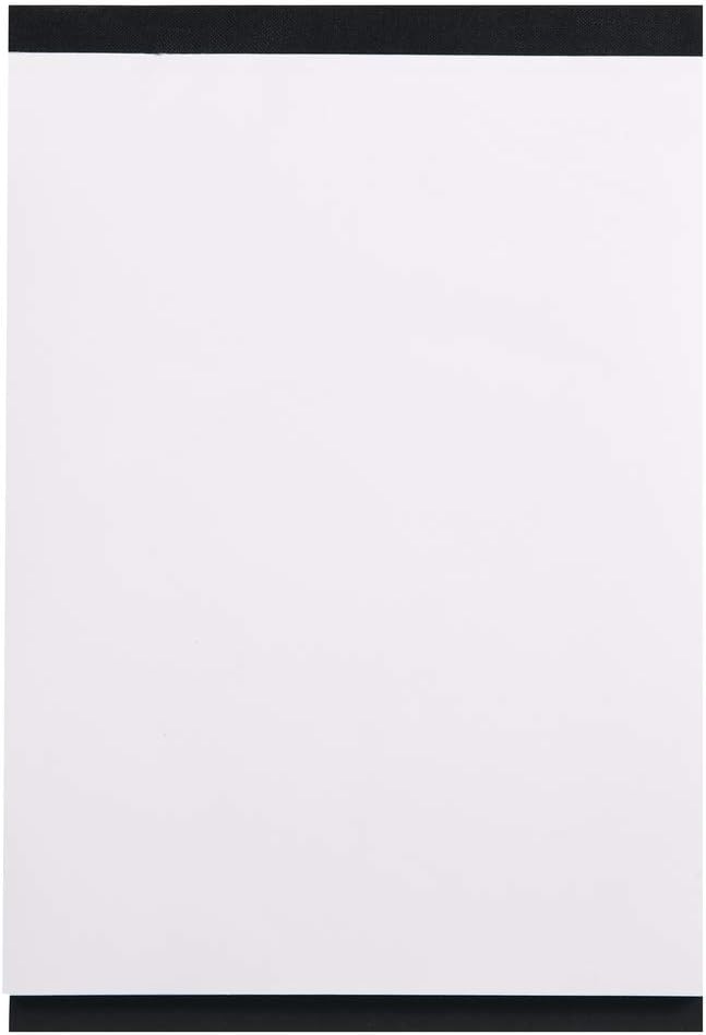 RHODIA Touch 116100C - Marker Pad A5+ - 50 Sheets - Clairefontaine Layout Uni White Extra Smooth Paper 100 g/m - for Drawing with Alcohol Marker, Liner Pen, Fountain Pen