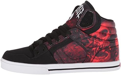 osiris red skull shoes