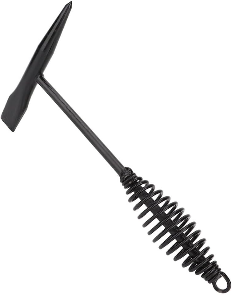 Welding Hammer Spring Handle Chipping Hammer Slag Remover Tool for Welding Work (500g)