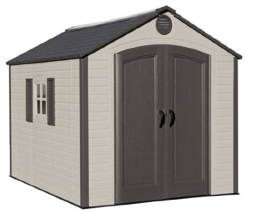 Lifetime Storage Shed 60056 8 X 10 With Deluxe Molding Full-Length Skylight #TOP24