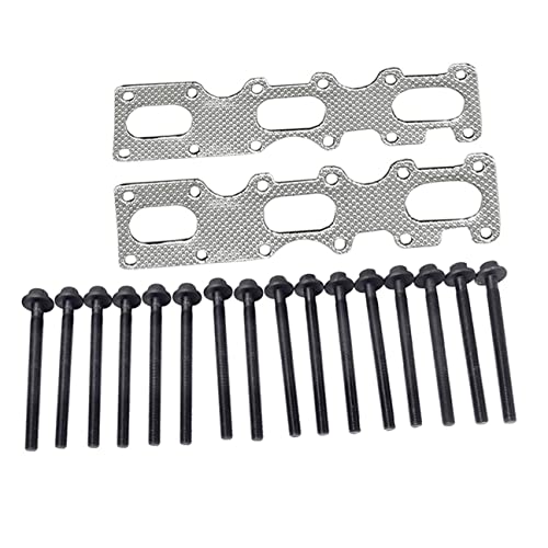 Image of Partsflow Cylinder Head Gasket Set w /Head Bolts For FORD EDGE For FORD POLICE INTERCEPTOR SEDAN For LINCOLN MKS For LINCOLN MKT For LINCOLN MKX For LINCOLN MKZ 3.7L 3726CC 227CID V6 DOHC, (24 VALVE)