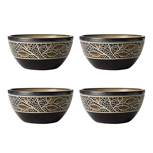Gourmet Basics Alexandria Dinnerware Set (16 Piece),Tan - image 9