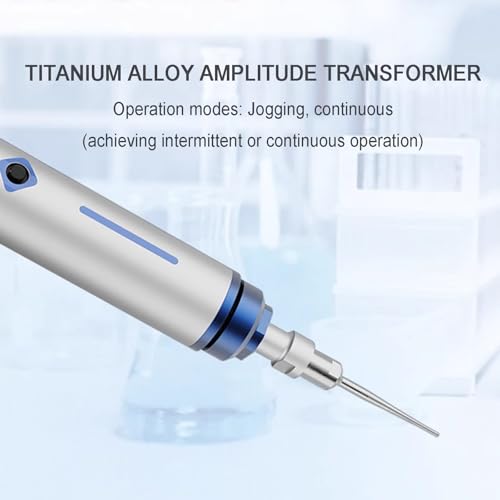 Homogénéisateur portable, processeur à ultrasons 25-35 kHz, émulsifiant et mélangeur de perturbateurs de cellules pour un volume d'échantillon de 100 ml, qualité laboratoire pour une préparation