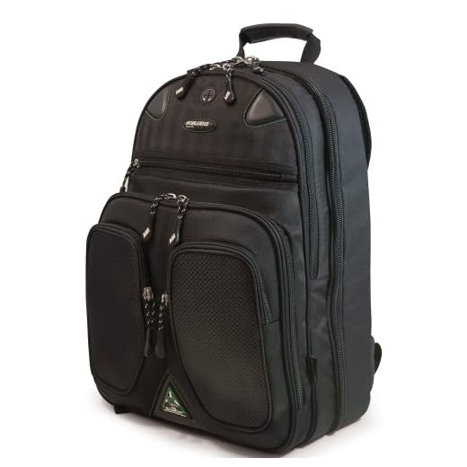 Mobile Edge ScanFast Checkpoint Friendly- Travel Laptop Backpack - Eco Friendly Material - Laptops up 17 Inch and 17 Inch Mac - Laptop Travel Bag for Men, Women, Black, 13.5" x 19" x 8"