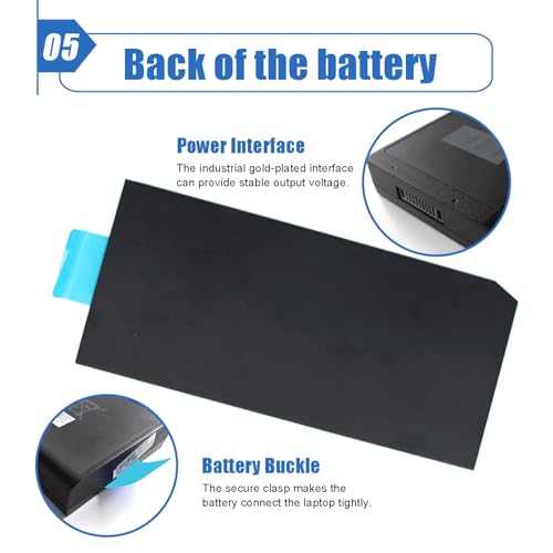 Image of DKNKD (11.1V 97Wh /8550mAh) X8VWF Laptop Battery Compatible with Dell Latitude 14 Rugged 5404 7404 E5404 E7404 Series Notebook 4XKN5 CJ2K1 5XT3V 05XT3V VCWGN 0VCHGN 09FN4 XN4KN XRJDF YGV51