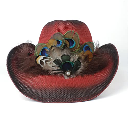 Chapeau de cowboy ajouré pour hommes et femmes idéal pour la plage