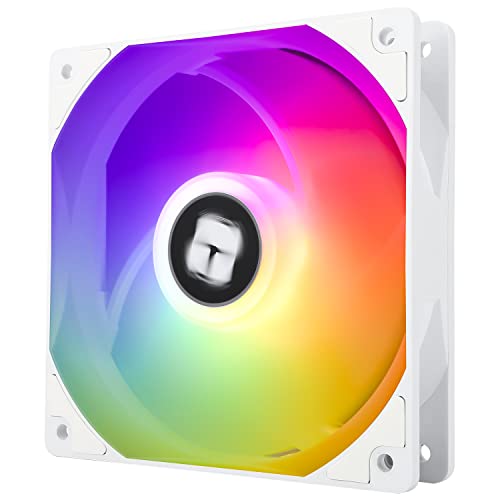 Image of Thermalright TL-C12CW-S CPU Fan 120mm White ARGB Case Cooler Fan, 4pin PWM Silent Computer Fan with S-FDB Bearing Included, up to 1550RPM Cooling Fan