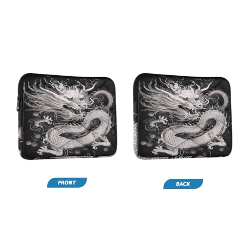 Funda para portátil 13-14 pulgadas Dragón negro impermeable miniatura 2