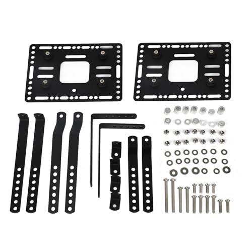 KIMISS Soportes de Montaje para Alforjas Duras de Motocicleta Universal, Liberación Rápida Izquierda/Derecha para Caja Lateral de 18L, Compatible con la Mayoría de Motos miniatura 5
