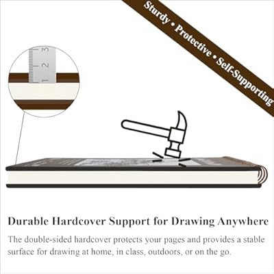 Fuxi 9 x 12 Sketch Book, Top Spiral Bound Sketch Romania | Ubuy