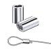 Cable de Acero Inoxidable 30M Cuerda de Alambre Kit Colgar Cables Tensores...