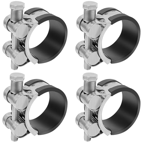 4 fascette stringitubo in acciaio inox, 32-35 mm, morsetto stringitubo regolabile, 304 fascette stringitubo in acciaio inox, fascette stringitubo, fascette stringitubo in acciaio inox, fascette per