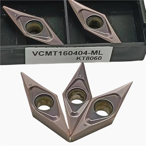 10 piezas insertos de carburo para torno VCMT160402 miniatura 3