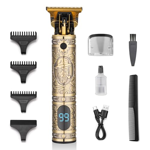 Kit de coupe à la maison tondeuse barbe et cheveux pour la routine homme