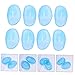 HOUDERCO 12pcs Hair Dyeing Ear Protection Tools Ear Shields Salon Disposables Comfortable for Baking Oil Hair Dryer Blue