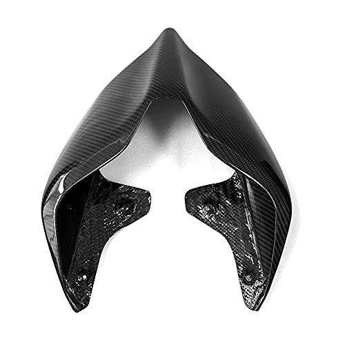 Carbon Fiber Tail Fairing Solo Cowl Rear Passenger Seat Back Cover Compatible with Ducati Panigale V4 / V4 S / V4 R / V2, Streetfighter V4 / V4S (Seat Cowl - Carbon Fiber)
