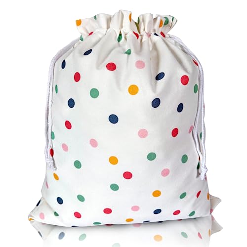Gather And Knot Fabric Gifting Gather & Knot Drawstring Gift Bags | 22 Inch Extra Large | Happy Birthday | Gender Neutral Reusable Fabric Wrap For Adult Or Girl Boy Kids Bday cover