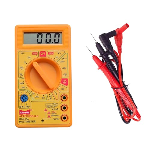 Image of Digital Multimeter for Measuring Ac and Dc Voltage, Dc Current and Resistance With Lcd Display