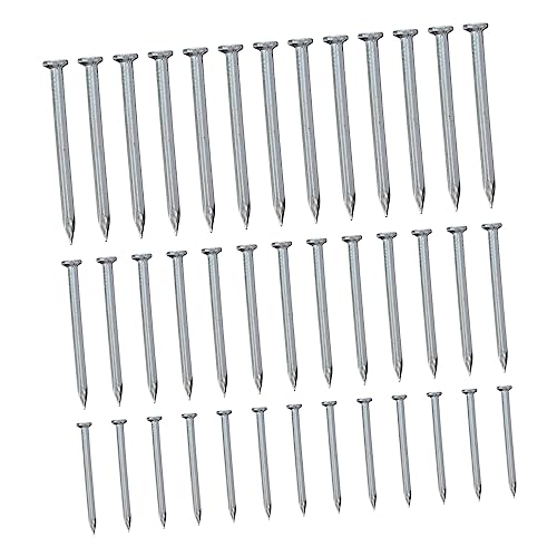 515 piezas de clavos galvanizados para cemento de 3 tamaños con cabeza plana para azulejos para pared de concreto miniatura 1