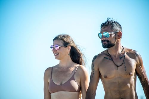 Image of Hobie Broad Polarized Sunglasses for Men and Women - UV Protection, Stainless Steel Frame, Sunglasses Womens & Mens,