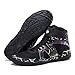 TipTishow Stylish Wrestling Shoes for Fashionable Young Boxers and Wrestlers - Optimal Wrestling Footwear. Black Gray
