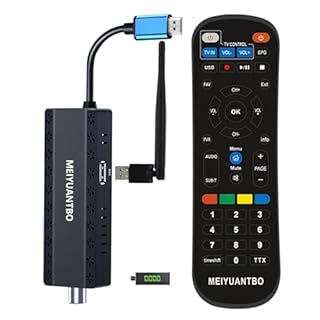 Decoder Digitale Terrestre 2025,Decoder DVB-T2, HD1080P H.265 HEVC Principale 10-Bit, Con USB WiFi MT-7601 Stick, Supporto HDMI/USB WIFI/DLNA/PVR/Multimedia [Telecomando 2-in-1 con controllo TV]
