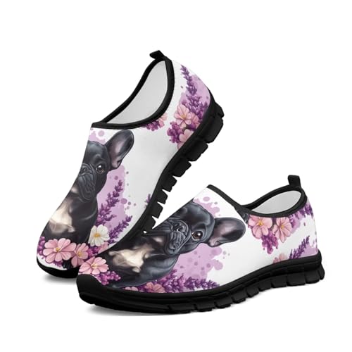 Womens Shoes Slip-on Laofers Mom Ladies Driving Walking Sneakers Breathable Mesh Flats Casual Footwear2