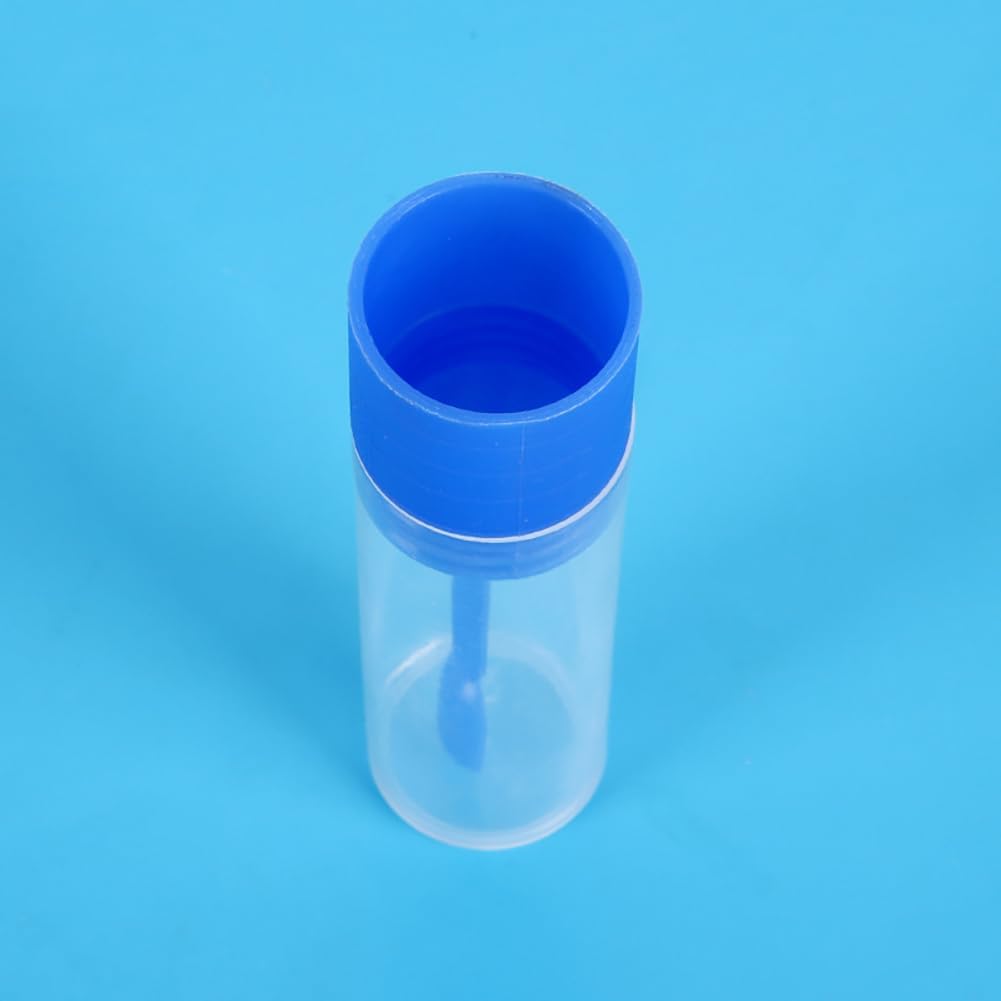 25PCS 15ml Plastic Specimen Cup Stool Sample Container Stool Specimen Cup Stool Container with Spoon Lid Laboratory Sample Bottles Containers