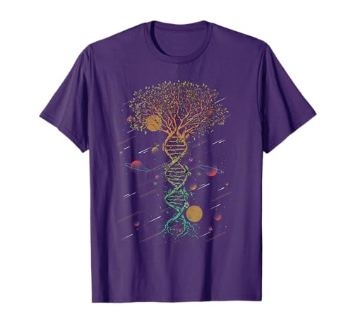 DNA Tree Life Biology Environment Science Genetics Earth Day T-Shirt